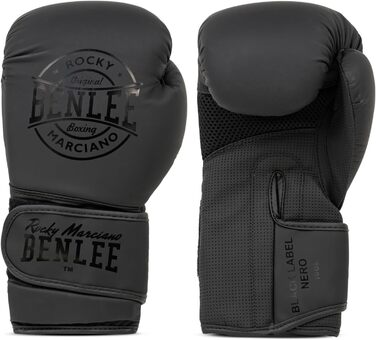 Боксерські рукавички BENLEE з екошкіри, 14 oz, чорні