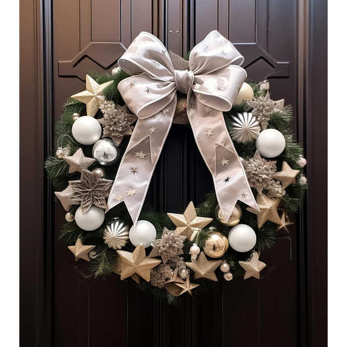 36 блакитних новорічних кулі для прикраси ялинки, 6 см, святкова декорaція