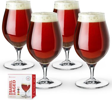Набір келихів Spiegelau для крафтового пива Barrel Aged (4 шт., 0,5 л, кришталеве скло)