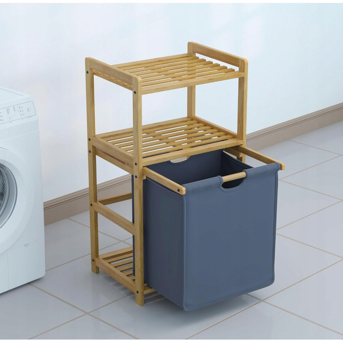 Кошик для білизни Fexplendid, ємність 50 л, 80 x 43 x 33 см