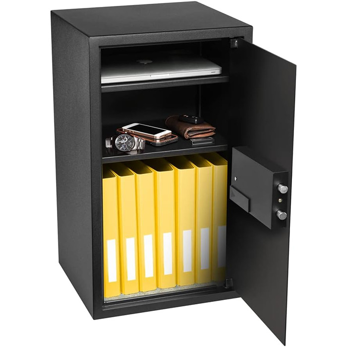 Міцний сейф HomeSafe HV24E з електронним замком: для дому, документів, грошей, прикрас, ноутбука (20x44x38 см)