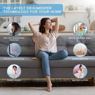 MONHOUSE Зволожувач повітря 600 мл Портативний - Міні зволожувач для дому, спальні, авто, офісу, гаража. Електричний, чорний