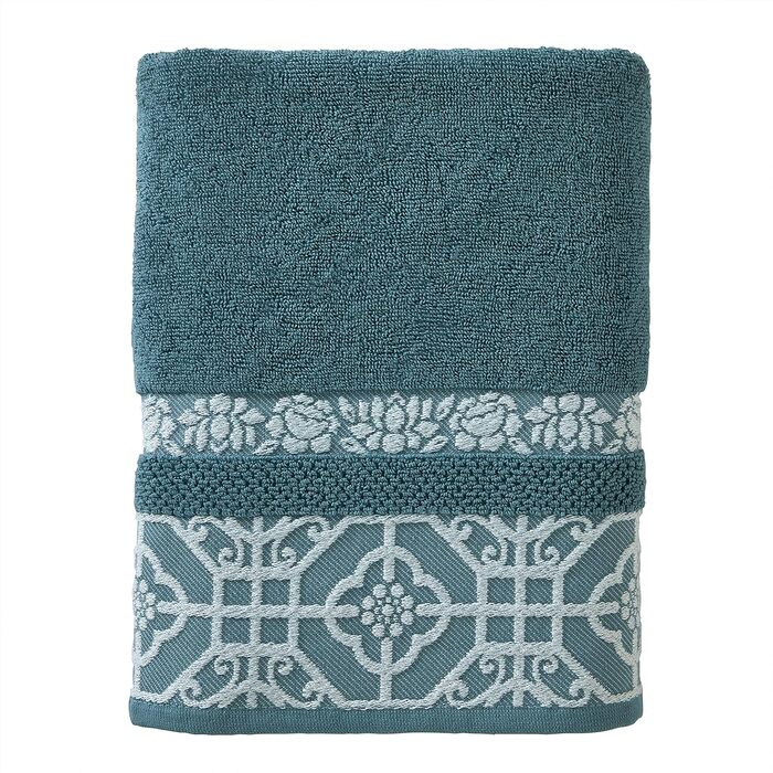 Vern Yip toothbrush holder, flower lanterns, Aqua (bath towel)