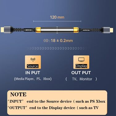 HDMI кабель Soonsoonic 30 метрів 4K з підсилювачем сигналу | HDMI 2.0, 4K@60Hz, 2K, 1080P, 3D, ARC, Ethernet | для TV, монітора, ноутбука, Xbox, PS4/PS5