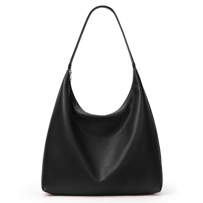 Сумка жіноча KALIDI шопер з PU шкіри, велика, чорна, для роботи, навчання, повсякденна, вінтажний стиль