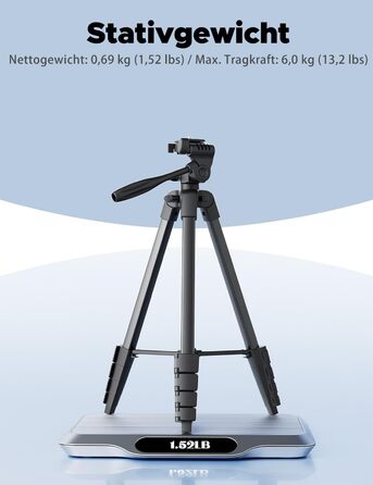 Тримач-штатив Lusweimi 153 см для смартфона, iPad та планшетів до 11