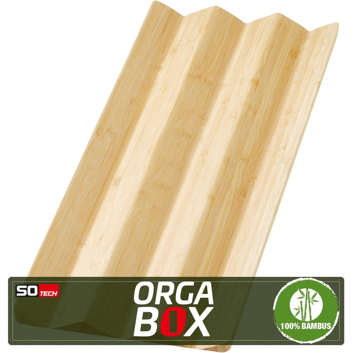Бамбукова вставка для спецій 436x165x20 мм для лотка ORGA-BOX 3, антрацит, від 491 мм (корпус 600 мм), дерев'яний органайзер для баночок спецій