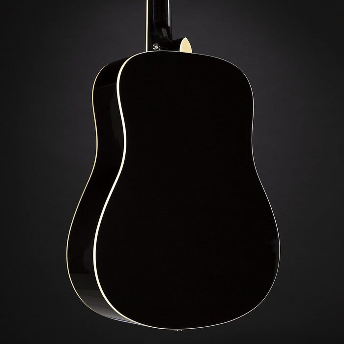 Акустична гітара Red Hill D-1-CE Dreadnought з Cutaway, електроакустична, липа, чорний колір