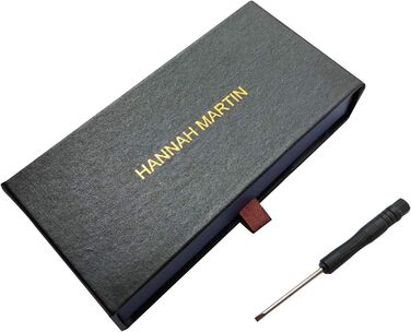 Жіночий годинник Hannah Martin: аналоговий кварц, водонепроникний, з нержавіючої сталі, ультратонкий, сіре мережате плече, біле покриття