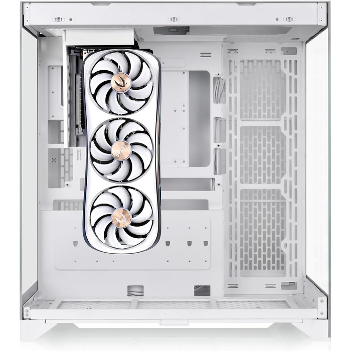 Корпус для ПК Thermaltake CTE Snow E550 TG, ATX/E-ATX, двокамерний дизайн, загартоване скло, підтримка радіаторів до 420 мм, білий