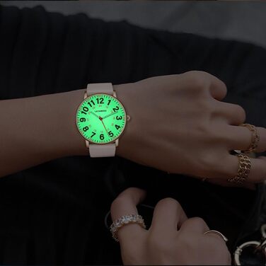 Жіночий аналоговий кварцовий годинник Flache з датою, шкіряним/силіконовим ремінцем, 39 мм, колір корпусу: білий