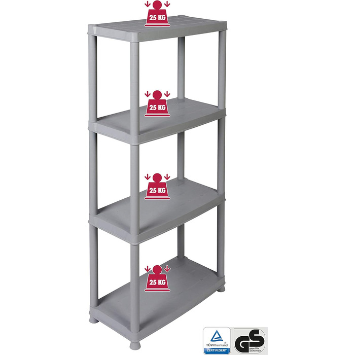 Kreher Plastic Shelving Unit