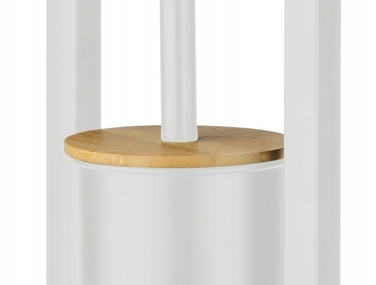 Набір для ванної кімнати DASTIN: тримач для йоржика та тримач для туалетного паперу, білий матовий