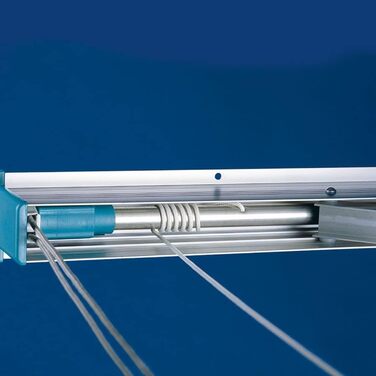 Сушарка для білизни на стелю JUWEL Samba 200 (13,7 м сушки, для великих речей/постільної білизни, регулювання висоти до 120 см)