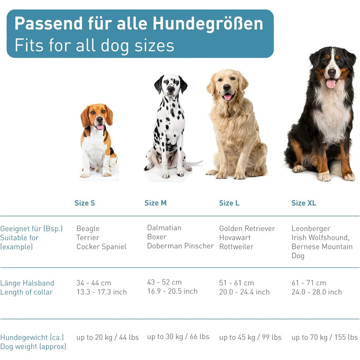 Нашийник для собак PetTec з неопрену та нейлону з ручкою, м'який, водонепроникний, регульований (S-XL), комплект з повідком, червоний