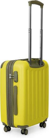 Набір валіз HAUPTSTADTKOFFER Spree (S, M, L) з TSA-замком, колісні валізи для подорожей, колір Lemon, 55 см (S)