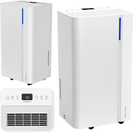 Електричний осушувач повітря Climative WAVE ION 12L/24h з Wi-Fi та очищувачем повітря для дому, квартири, ванної кімнати. Захист від вологи та плісняви до 20м²
