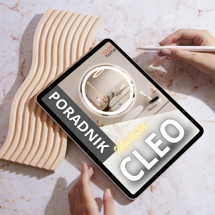 Настінне кругле дзеркало Save Home 80 см з LED-підсвіткою, сенсорним керуванням та функцією антизапотівання