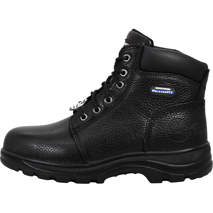 Черевики робочі Skechers Workshire Peril для жінок (39.5 EU, широка колодка, чорний колір)