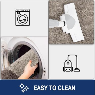 Пристрій для очищення взуття FCSDETAIL: Вбираючий килимок для вхідних дверей та коридору 60 x 90 см, протиковзний та придатний для прання