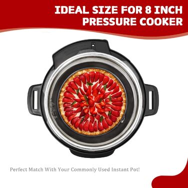 Форма для випічки знімним дном Huipinghu 22 см, антипригарне покриття, 1 мм вуглецева сталь, PFOA-free, сковорода 20,3 см, чорна