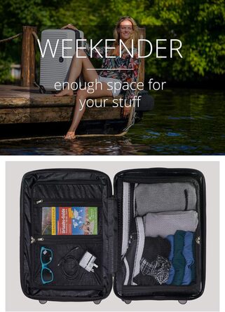 Чемодан великий хардлайнер 77 см, TSA, 130 л, розширення об'єму, темно-синій