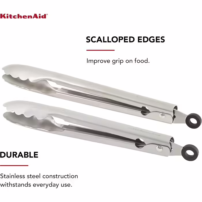 Універсальні кухонні щипці KitchenAid, нержавіюча сталь, 2 шт