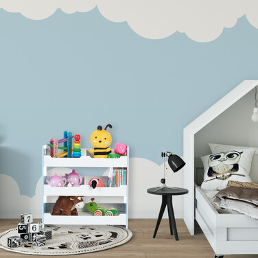 Relaxdays Kids' Shelving Unit with 5 Compartments