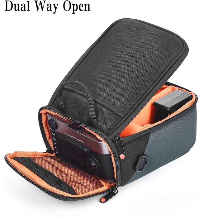 Сумка для камери FOSOTO: універсальна через плече для Canon, Nikon, Sony, Panasonic (SLR, Zoom, аксесуари)