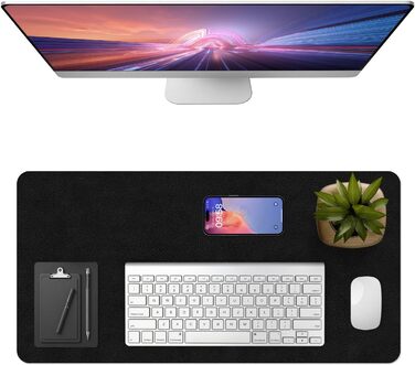 Водонепроникний килимок на стіл Vicwe 60 x 40 см, PVC-шкіра, для офісу та дому