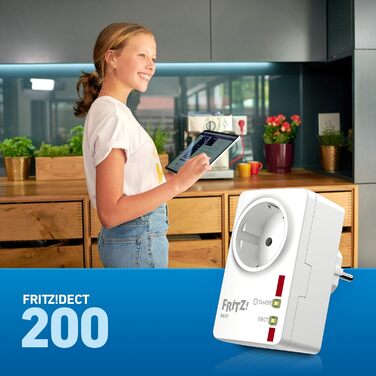 Розумна розетка FRITZ!DECT 200 для дому - керування та економія енергії