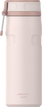 Термопляшка Stanley IceFlow Twist Flip 0.47л, Rose Quartz — герметична, зі сталі, для напоїв
