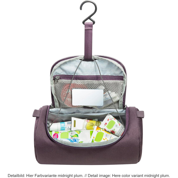 Дорожня косметичка Tatonka Care Barrel з дзеркалом та відділеннями, Red Earth, 3 л (26 x 14 x 14 см)