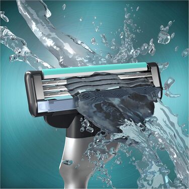 Бритва Gillette Mach3 для чоловіків з покращеною зволожуючою смужкою, набір: станок + 2 змінні касети