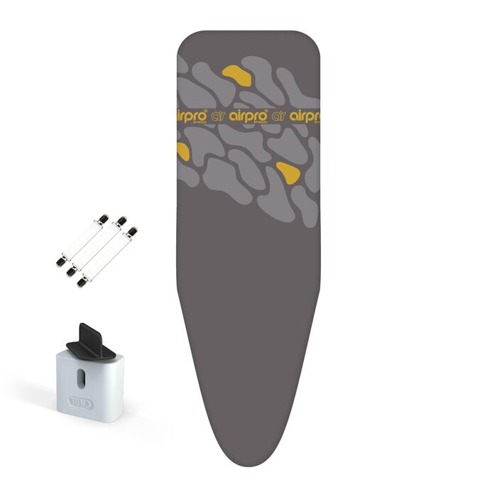 Близняк для праски з парою, 6 шарів, універсальний розмір до 115x39 см, без води під прасувальною дошкою, прасування на 50% швидше, Made in Europe