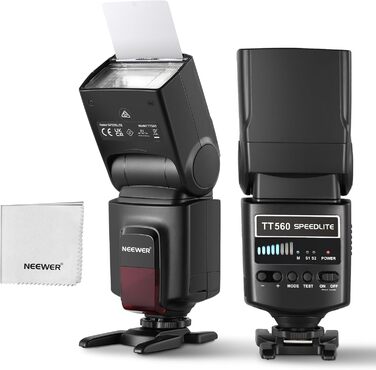 NEEWER TT560 Speedlite: Сумісна спалах для Canon, Sony, Nikon, Panasonic, Olympus, Pentax та інших DSLR камер
