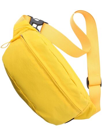 Поясна сумка чоловіча/жіноча водонепроникна для подорожей, фестивалів, спорту та міста (жовта)