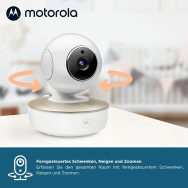 Дитячий відеоняня Motorola VM483 з камерою, інфрачервоним підсвічуванням та функцією двостороннього зв'язку