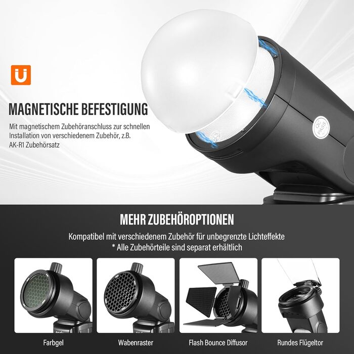 Спалах Godox V1O: Потужний, Швидкий, для Olympus та Panasonic