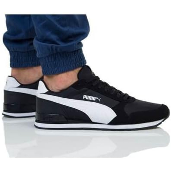 Кросівки Puma St Runner V2 NL Unisex для дорослих та підлітків, чорно-білі, 43 EU