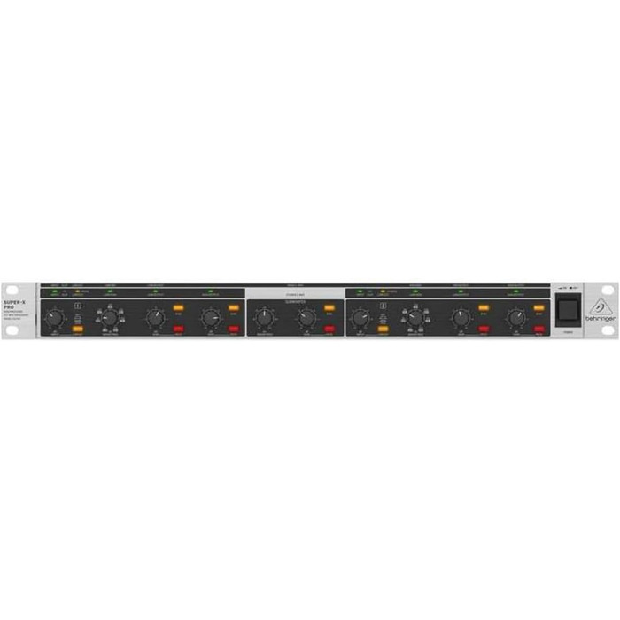 Кросовер Behringer SUPER-X PRO CX2310 V2 – високоточний стерео 2-смуговий/моно 3-смуговий частотний роздільник із сабвуферним виходом