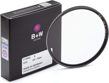 Фільтр B+W UV Haze та захисний (52mm, E, F-Pro, 2x покриття, Professional)