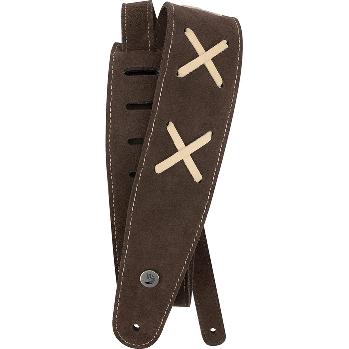 Гітарний ремінь D'Addario Planet Lock, чорний сатин, для акустичної та електрогітари (Vintage DG)