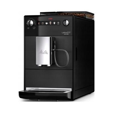 Автоматична кавомашина Melitta Latticia, тиск, 1450 Вт, чорна