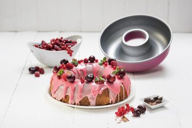 Форма для випічки Zenker Backform, серцеподібна, з антипригарним покриттям, рожева, 1 шт.