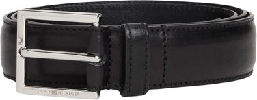 Шкіряний чоловічий ремінь Tommy Hilfiger Hudson 3.0 Black (чорний), 105 см, AM0AM13760