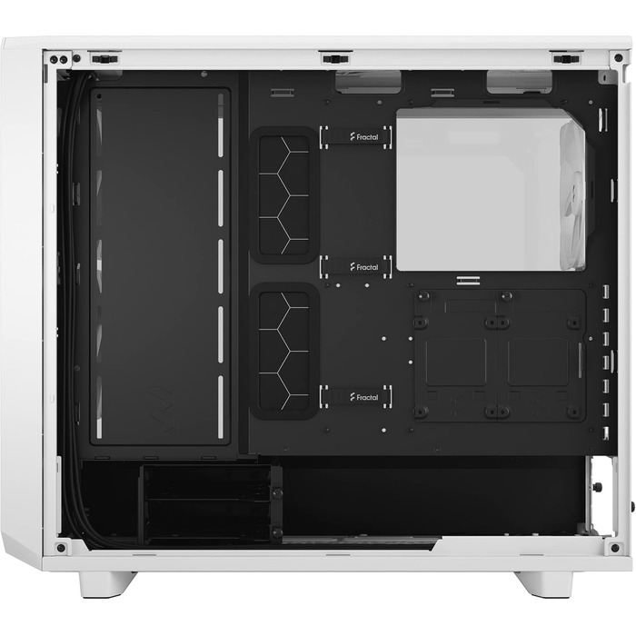 Корпус ПК Fractal Design Meshify 2 Lite White з прозорим склом, ATX Mid Tower