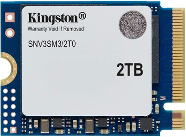 SSD Kingston NV3 NVMe PCIe 4.0 M.2 2TB (SNV3S/1000G) – внутрішній накопичувач