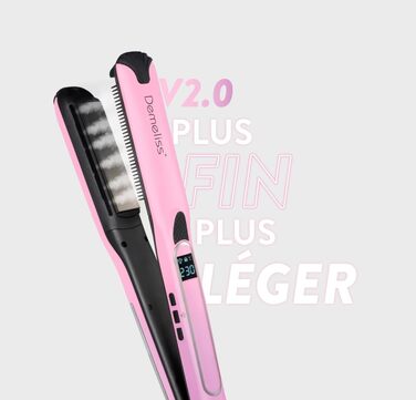 Випрямляч для волосся DEMELISS Titanium V2.0 Dreams Edition SAINT ALGUE - тривале випрямлення, рожевий