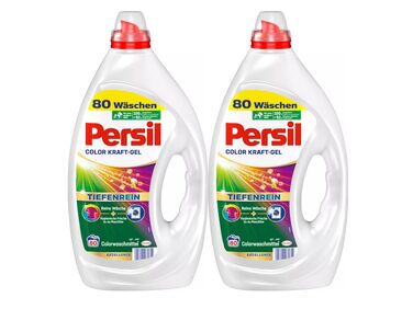 Рідкий засіб для прання Persil Color Kraft-Gel для кольорових речей, технологія глибокого очищення, 3.6 л (2 шт), 160 прань